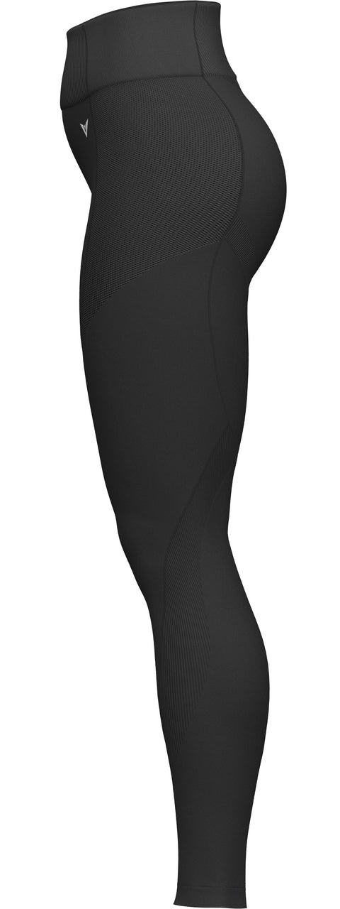 Ladies Seamless Contour Leggings – Midnight Black